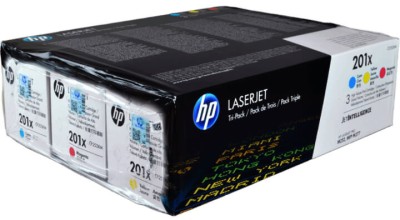 Набор картриджей HP CF253XM (CF401X+CF402X+CF403X) (201X) оригинальный для HP Color LaserJet Pro M252/ M252dw/ M252n/ M274/ M274n/ M277/ M277dw/ M277n, 3*2300 страниц