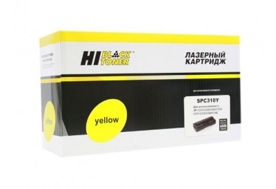 Картридж Hi-Black (HB-SP-C310Y) для Ricoh Aficio SP C231/ 232/ 242/ 310/ 311/ 312/ 320, желтый, 6000 страниц