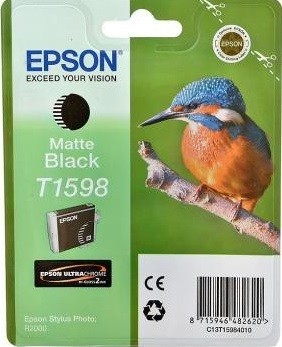 C13T15984010 Картридж Epson T1598 для Stylus Photo R2000 (matte black) (cons ink)