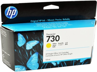 Картридж HP №730 (P2V64A) Yellow оригинальный для HP DesignJet T1700/ T1600/ T2600, жёлтый, 130 мл.