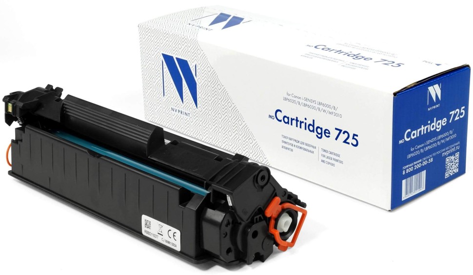 Картридж NV Print Canon 725 (NV-725) для Canon i-SENSYS LBP6000/ LBP6020/ LBP6030, MF3010, 1600 стр.