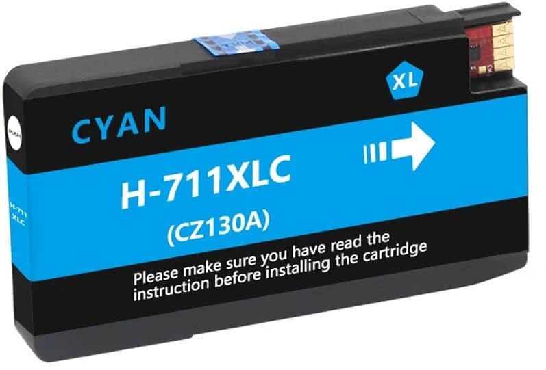 Картридж NV Print №711 (NV-CZ130A) Cyan для HP Designjet T120/ T125/ T130/ T520/ T525/ T1530, голубой, 29 мл