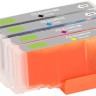 Набор картриджей Cactus CLI-451 (CS-CLI451BK/M/C/Y) CMYK (с чипом) для Canon Pixma iP6840/ iP7240/ MG5440/ MG7540/ MX724, голубой/ пурпурный/ жёлтый/ чёрный, 48мл