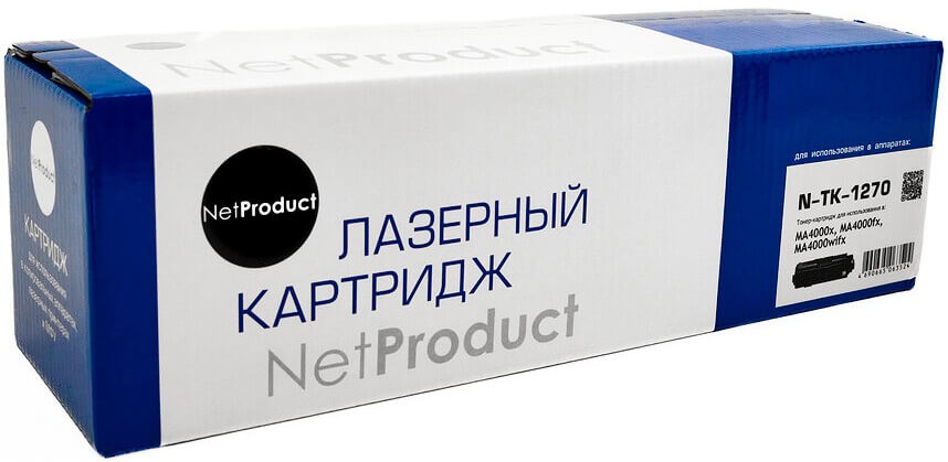 Тонер-картридж NetProduct TK-1270 (N-TK-1270) для Kyocera ECOSYS MA4000x/ MA4000fx/ MA4000wifx, 10000 стр.