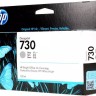 Картридж HP №730 (P2V66A) Gray оригинальный для HP DesignJet T1700/ T1600/ T2600, серый, 130 мл.