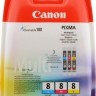 Набор картриджей CANON CLI-8C/M/Y 0621B029 для Canon PIXMA MP500/ iP4200 (cyan, magenta, yellow)