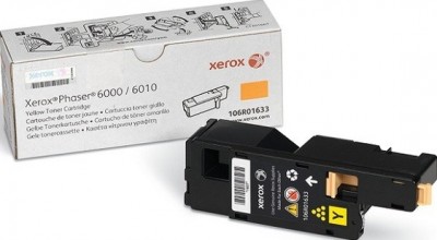 Тонер-картридж XEROX Phaser 6000/ 6010/ WC6015 106R01633 желтый