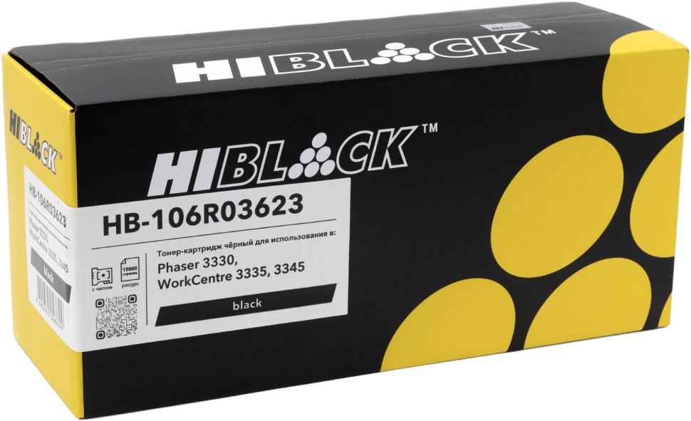 Картридж Hi-Black 106R03623 (HB-106R03623) для Xerox Phaser 3330/ WC 3335/ 3345, увеличенный, 15K