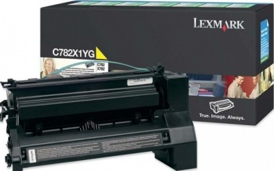 C782X1YG оригинальный картридж Lexmark для принтера Lexmark C782/X782, yellow, 15000 страниц
