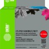 Набор картриджей Cactus PGI-1400 (CS-PGI1400BK/C/M/Y) CMYK (с чипом) для Canon MAXIFY MB2040/ MB2140/ MB2340/ MB2740, голубой/ пурпурный/ жёлтый/ чёрный, 72мл