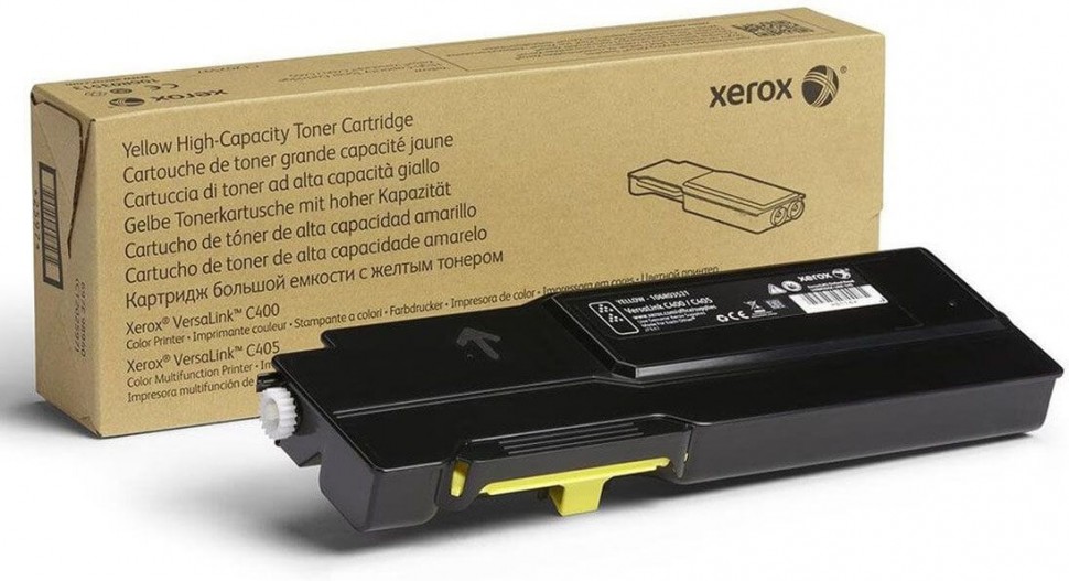 Тонер-картридж Xerox 106R03521 оригинальный для Xerox VersaLink C400/ C405, yellow, увеличенный, 4800 стр. 