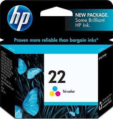Картридж HP №22 для DJ 3920/3940/OfficeJet 5605/5610/4355 PSC 1402/1410/1415/1417/DJ F380/D1360/D2360 (C9352AE) цв, 5ml (ТЕХНОЛОГИЯ ОРИГ) 1000427