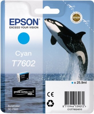 C13T76024010 Картридж Epson для SC-P600 Cyan (cons ink)