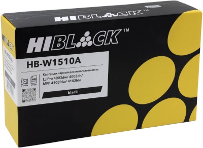 Картридж Hi-Black W1510A (HB-W1510A) для HP LaserJet Pro 4003dw/ 4003dn, MFP 4103fdw/ 4103fdn, 3050 стр., (с чипом)