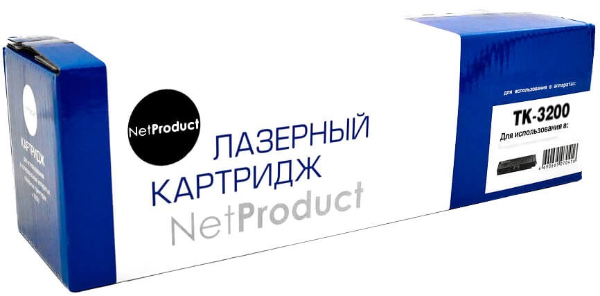 Тонер-картридж NetProduct TK-3200 (N-TK-3200) для Kyocera Ecosys P3260dn/ M3860idn/ M3860idnf, 40000 стр