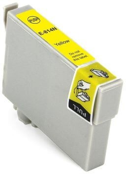 Картридж NV Print T0814 (NV-C13T11144A10) Yellow для Epson Stylus Photo R270/ RX590/ TX650, жёлтый, 18.2мл