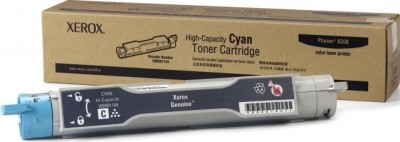 Картридж XEROX PHASER 6350 (106R01144) голубой 10k оригинальный