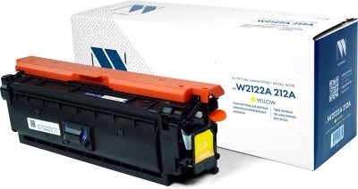 Картридж NV Print HP W2122A (NV-W2122A-212A-Y) Yellow для HP Color LaserJet Enterprise M554/ M555/ M578, жёлтый, 4500 стр.