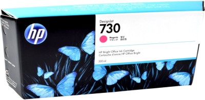 Картридж HP №730 (P2V69A) Magenta оригинальный для HP DesignJet T1700/ T1600/ T2600, пурпурный, увеличенный, 300 мл.