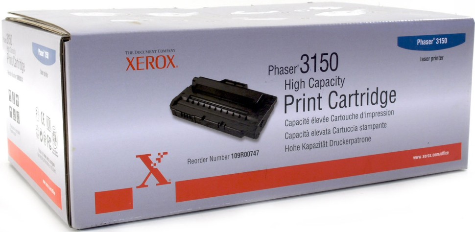 Картридж XEROX 109R00747 для XEROX PHASER 3150 оригинальный 5000 стр. 