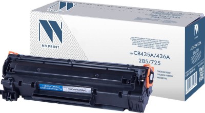 Картридж NV Print CB435A/ CB436A/ CE285A/ Canon 725 для принтеров HP LaserJet P1005/ P1006/ M1120/ M1120n/ P1505/ P1505n/ M1522n/ M1522nf/ P1102/ P1102W/ M1132/ M1212/ M1212nf/ M1214nfh/ M1217nfw/ Canon i-SENSYS LBP6000/ LBP6000B, 2000 страниц