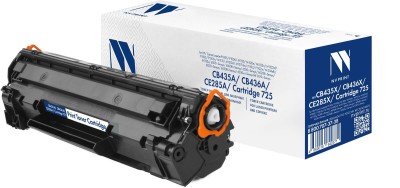 Картридж NV Print CB435A/ CB436A/ CE285A/ Canon 725 для принтеров HP LaserJet P1005/ P1006/ M1120/ M1120n/ P1505/ P1505n/ M1522n/ M1522nf/ P1102/ P1102W/ M1132/ M1212/ M1212nf/ M1214nfh/ M1217nfw/ Canon i-SENSYS LBP6000/ LBP6000B, 2000 страниц