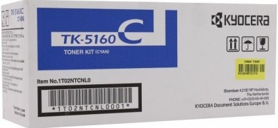 TK-5160C (1T02NTCNL0) оригинальный картридж Kyocera для принтера Kyocera P7040cdn cyan (12 000 стр.)