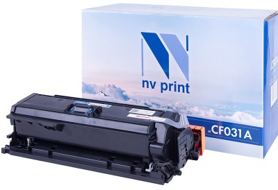 Картридж NV Print CF031A Cyan для HP Color LJ CM4540 MFP, 12 500 к.