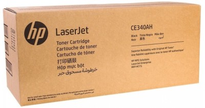 Картридж HP CE340AH (651A) оригинальный для HP Color LaserJet Enterprise 700 MFP M775 black, 13500 стр.