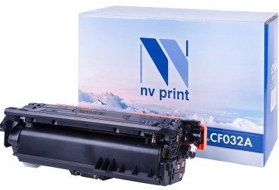 Картридж NV Print CF032A Yellow для HP Color LJ CM4540 MFP, 12 500 к.