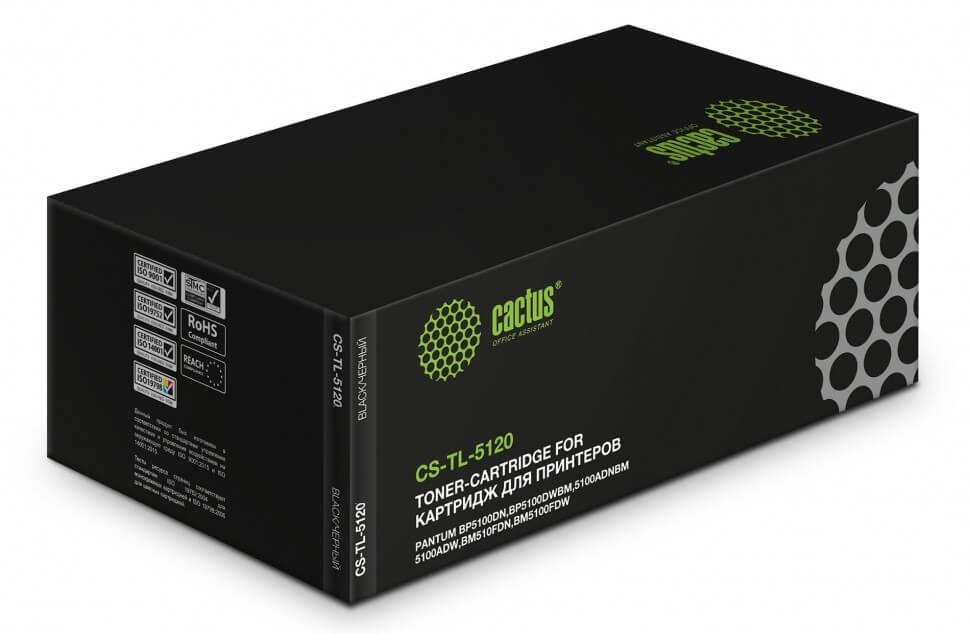 Картридж Cactus CS-TL-5120 TL-5120 для Pantum BP5100DW/ BM5100ADW, 3000 стр.
