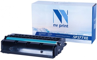 Картридж NV Print SP377XE для принтеров Ricoh SP-377DNwX/ 377SFNwX, 6400 страниц