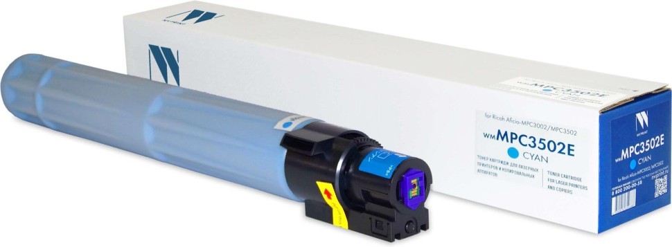 Картридж NV Print Type MPC3502E (NV-MPC3502EC) для Ricoh MPС C3002/ C3502 (842019) голубой, 18000 стр.