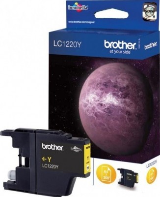 Brother LC-1220Y Картридж, Yellow {MFC-J430W/J825DW/DCP-J525W, жёлтый, (300стр)}