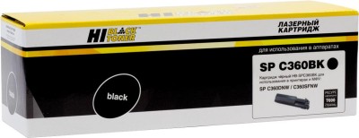 Тонер-картридж Hi-Black (HB-SPC360BK) для Ricoh Aficio SPC360DNw/SFNw/SNw/SPC361SFNw, Bk, 7K (с чипом)