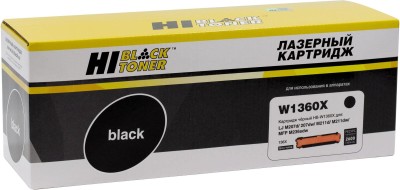 Картридж Hi-Black (HB-W1360X) для HP LaserJet M207d/ 207dw/ M211d/ M211dw/ MFP M236sdw, Black, 2,6K (без чипа)