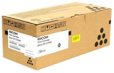 Тонер-картридж Ricoh SP C310HE (406479/407634) оригинальный для принтера Ricoh Aficio SP C242SF/ C242DN, чёрный (6 500 стр.)