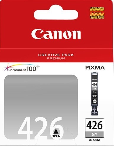 4560B001AA Canon CLI-426GY Картридж для Pixma iP4840/MG5140/5240/6140/8140, Серый, 1395стр.