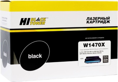 Картридж Hi-Black W1470X (HB-W1470X) (с чипом) для HP LaserJet Enterprise M610dn/ 611dn/ 612dn/ MFP M634/ 635, 25,2K