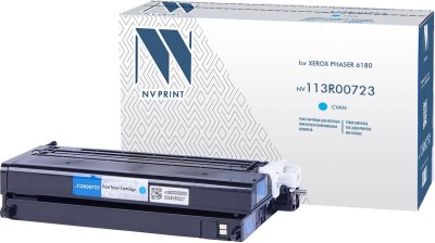 Картридж NV Print 113R00723 Голубой для принтеров Xerox Phaser 6180/ 6180MFP, 6000 страниц