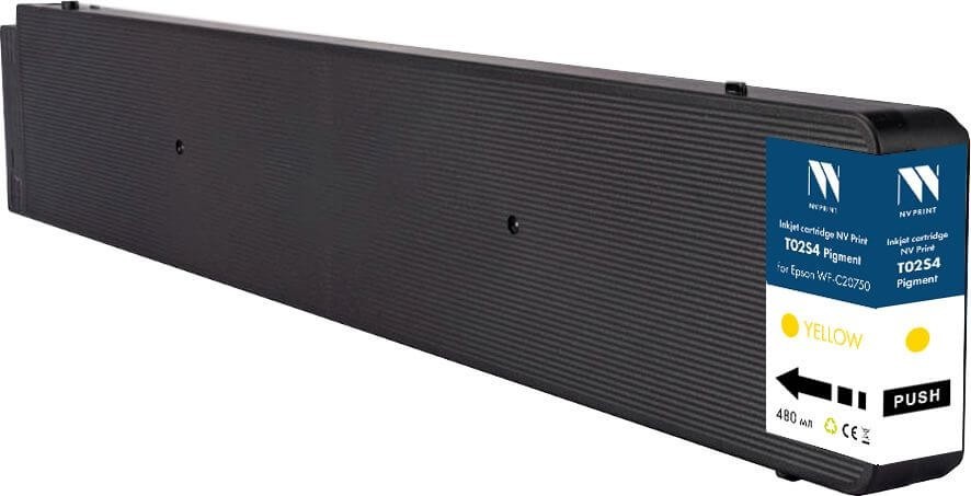 Картридж NV Print T02S4 (NV-C13T02S400) Yellow для Epson WorkForce Enterprise WF-C20750, жёлтый, 50000 стр.