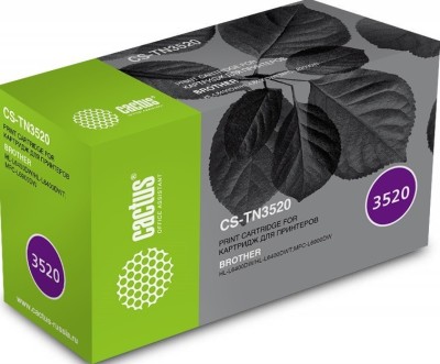 Картридж Cactus TN-3520 (CS-TN3520) для принтеров Brother HL L6400DW/ L6900DW/ L6900DWT черный 20000 страниц