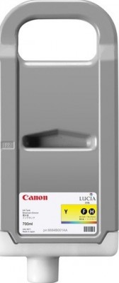Canon PFI-707Y Картридж Canon для плоттера iPF830/840/850. Жёлтый. 700 мл.