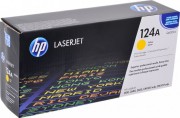 Q6002A (124A) оригинальный картридж HP для принтера HP LaserJet 1600/ 2600n/ 2605/ 2605dn/ 2605dtn/ CM1015/ CM1017/ CP1600/ CP2600 yellow, 2000 страниц, (дефект коробки)