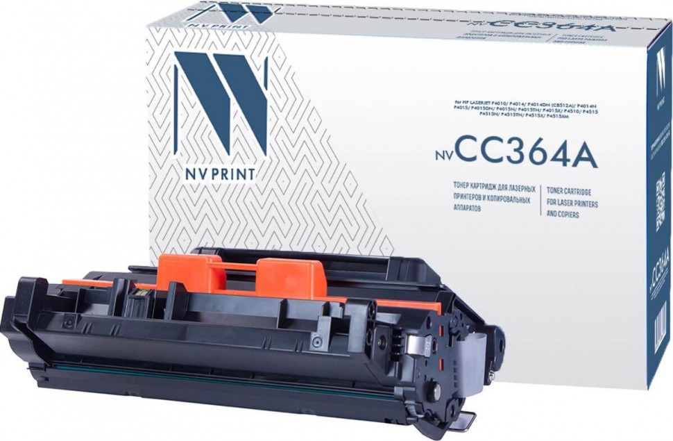 Картридж NV Print CC364A для принтеров HP LaserJet P4015dn/ P4015n/ P4015tn/ P4015x/ P4515n/ P4515tn/ P4515x/ P4515xm, 10000 страниц