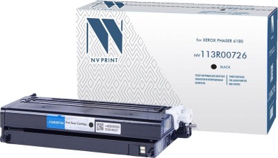 Картридж NV Print 113R00726 Черный для принтеров Xerox Phaser 6180/ 6180MFP, 8000 страниц
