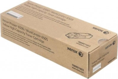Картридж Xerox 106R01603 для Xerox Phaser 6500/ WorkCentre 6505 Yellow, оригинальный (2 500 стр.)