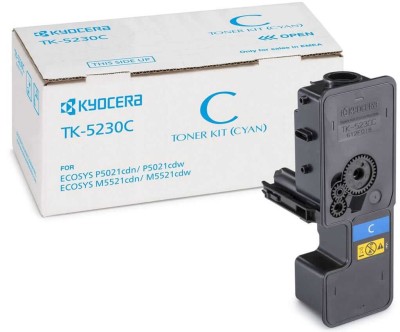 TK-5230C (1T02R9CNL0) оригинальный картридж Kyocera для принтера Kyocera P5021cdn/cdw, M5521cdn/cdw cyan (2200 стр.)