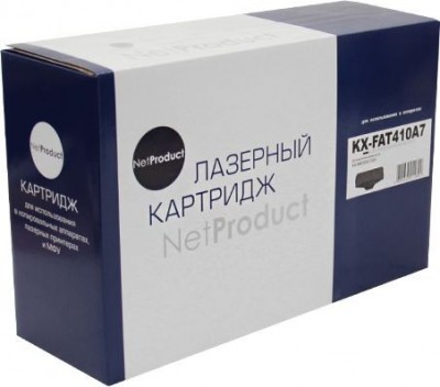 Картридж NetProduct (N-KX-FAT410A7) для Panasonic KX-MB1500/ 1520, 2,5K
