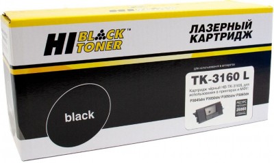 Тонер-картридж Hi-Black (HB-TK-3160) для Kyocera P3045dn/P3050dn/P3055dn, 25K, с чипом (увелич. ресурс)